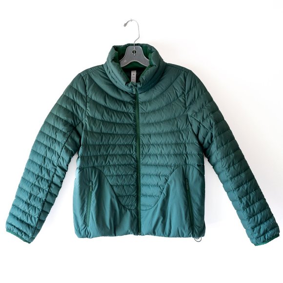 Lululemon Lightweight Relaxed-Fit Down Puffer Jacket Everglade Green - Picture 3 of 15